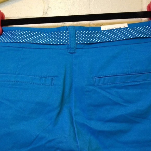 Crown & Ivy Ladies Shorts Size 6 Regular Blue - Picture 4 of 8